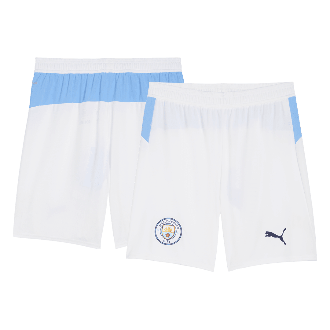 Męski Zestaw Domowy Manchester City (Koszulka+Spodenki) 2025/26 - Topowe Koszulki Pilkarskie Sklep Internetowy