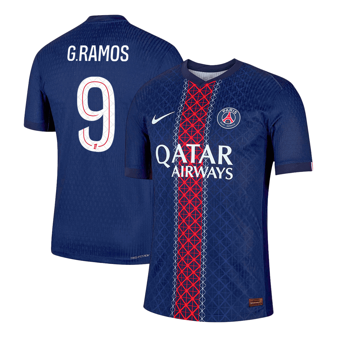 PSG G.RAMOS #9 Herren-Heimtrikot 2025/26 Fußballversion - Slim Fit