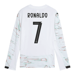 Męska Koszulka Wyjazdowa Portugalia RONALDO #7 Długi Rękaw 2025 - Topowe Koszulki Pilkarskie Sklep Internetowy