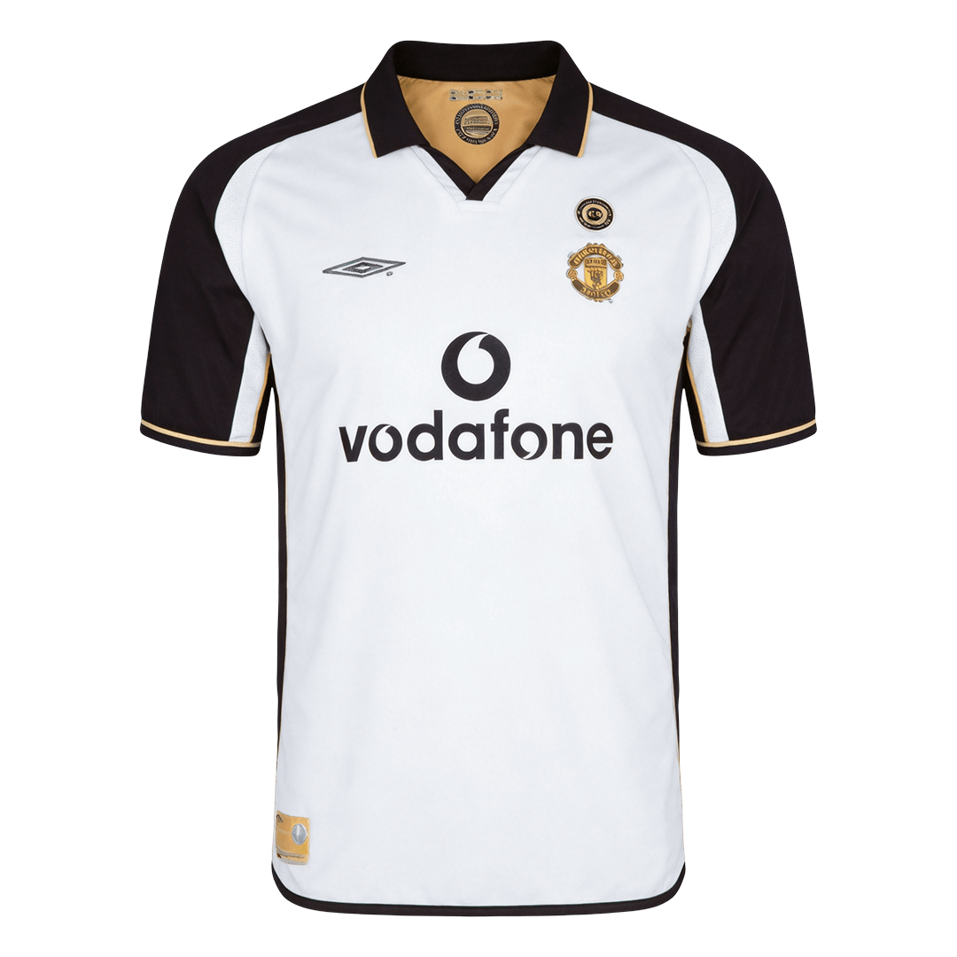 Męska koszulka Manchesteru United wyjazdowa Retro 2001/02