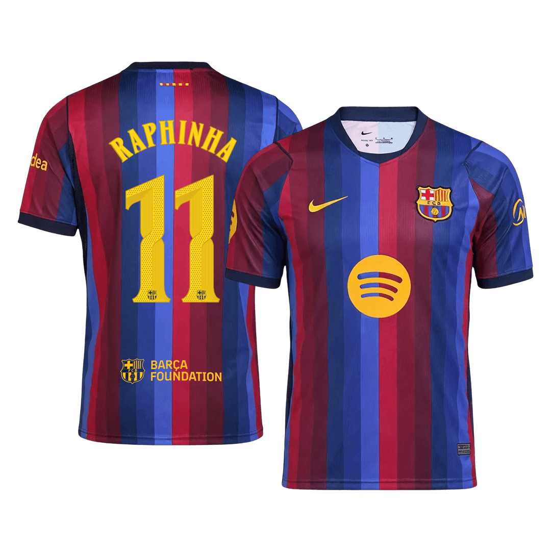 Męska koszulka Barcelony domowa RAPHINHA #11 2026/27 - UCL