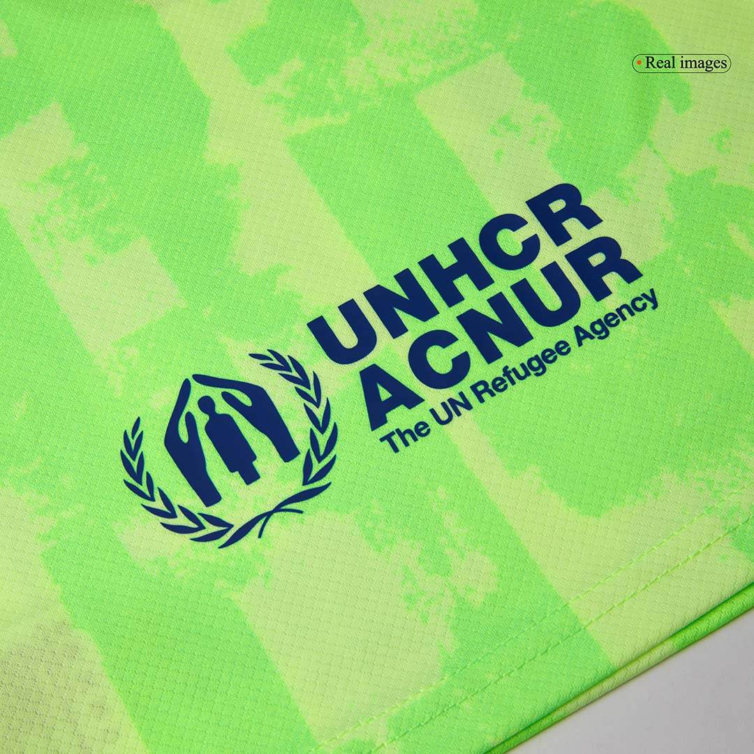 Zestaw Piłkarski Dla Dzieci Barcelona Third Away (Koszulka+Spodenki) 2024/25 - UCL (Logo Spotify bez tekstu) - Topowe Koszulki Pilkarskie Sklep Internetowy