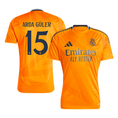 ARDA GÜLER #15 Męska koszulka wyjazdowa Real Madrid 2024/25 - Topowe Koszulki Pilkarskie Sklep Internetowy