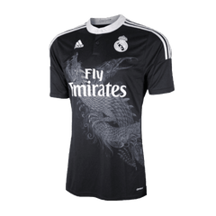 Męska Koszulka Retro Trzecia Wyjazdowa Real Madrid SERGIO RAMOS #4 2014/15 - Topowe Koszulki Pilkarskie Sklep Internetowy