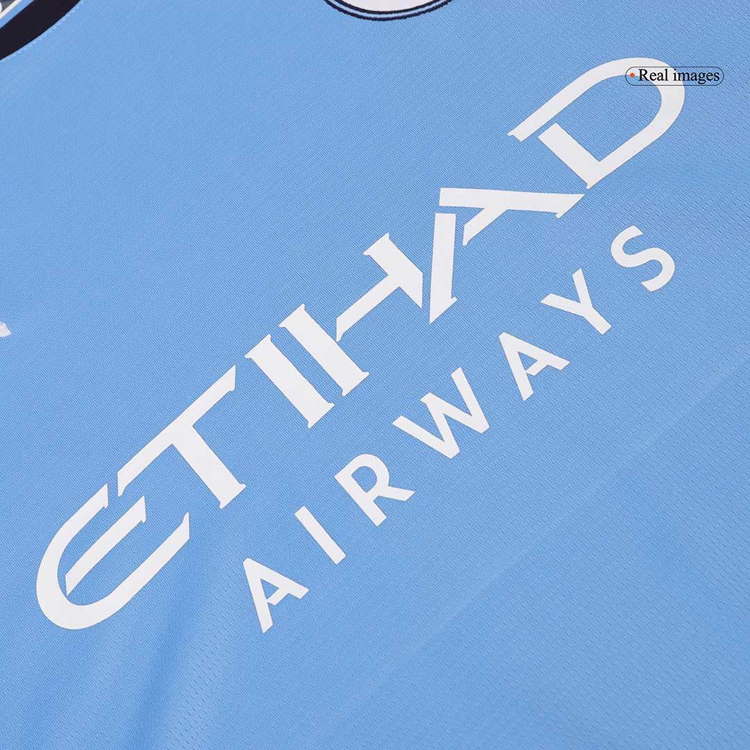 Manchester City Home Koszulka piłkarska z długim rękawem 2024/25 - Topowe Koszulki Pilkarskie Sklep Internetowy