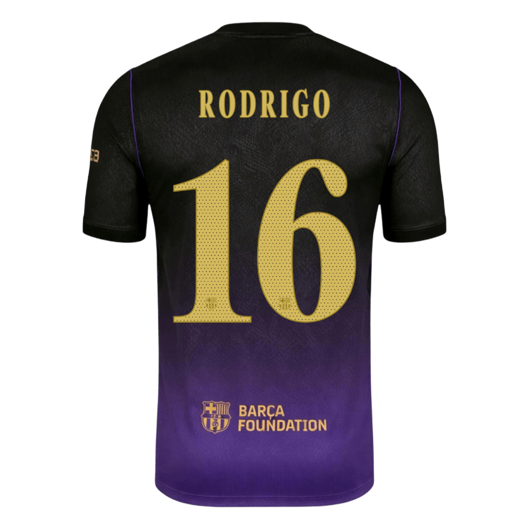 Męska koszulka Barcelony wyjazdowa RODRIGO #16 2026/27 - UCL