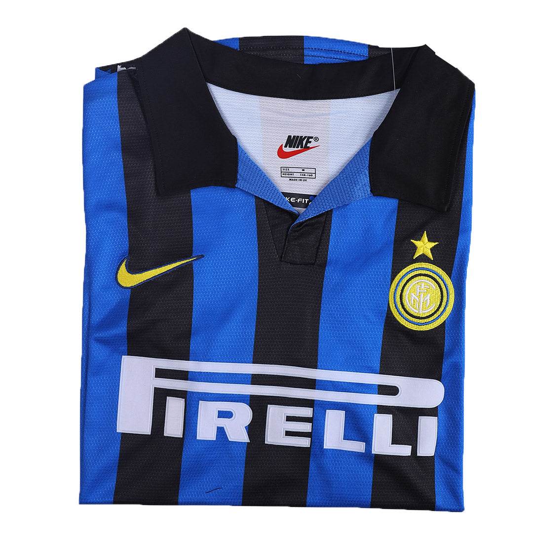 Męska domowa koszulka piłkarska Inter Mediolan Retro 1998/99 - Topowe Koszulki Pilkarskie Sklep Internetowy