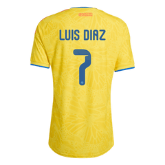 Męska koszulka Kolumbii domowa LUIS DíAZ #7 wersja zawodnicza – Mundial 2026