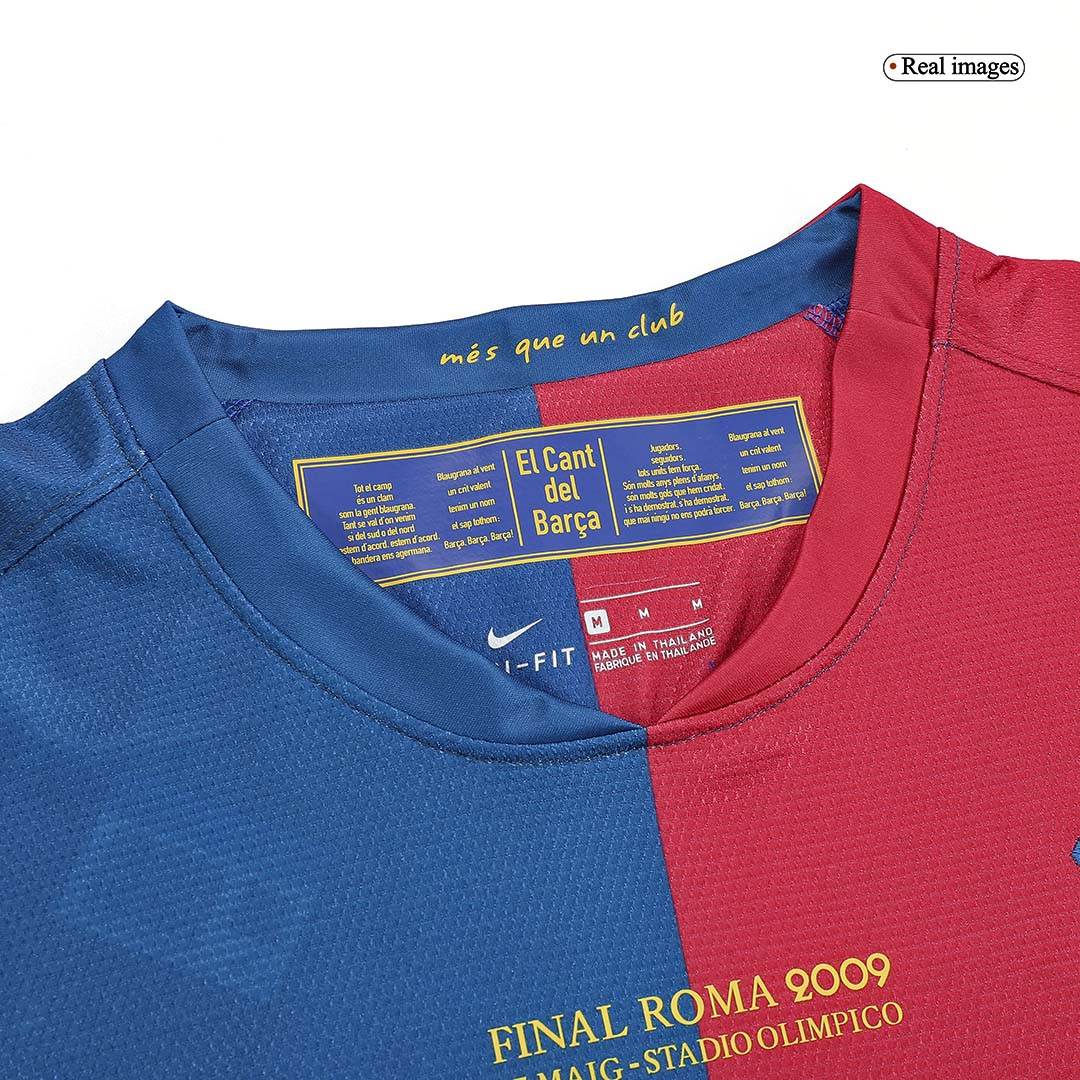 Koszulka Retro Domowa Barcelona A.INIESTA #8 Długi Rękaw 2008/09 - UCL Final - Topowe Koszulki Pilkarskie Sklep Internetowy