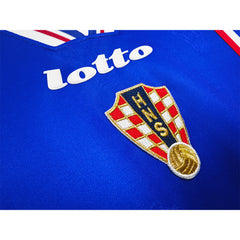 Męska koszulka Chorwacji wyjazdowa Retro 1998