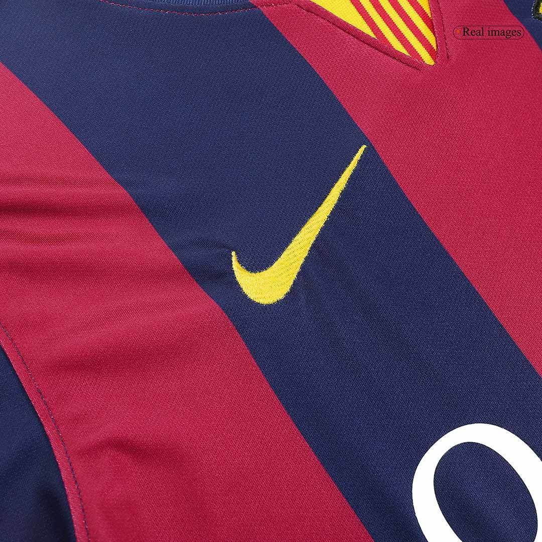 Męska Koszulka Retro NEYMAR JR #11 Barcelona Domowa 2014/15 - Topowe Koszulki Pilkarskie Sklep Internetowy