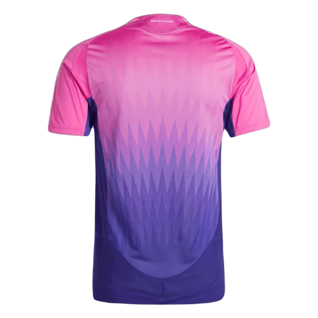 Męska wyjazdowa koszulka piłkarska Niemcy na Euro 2024 - Slim Fit - Topowe Koszulki Pilkarskie Sklep Internetowy