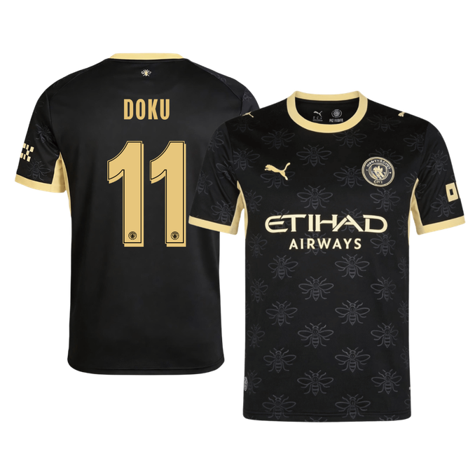 Męska koszulka Manchesteru City wyjazdowa DOKU #11 2026/27 - UCL