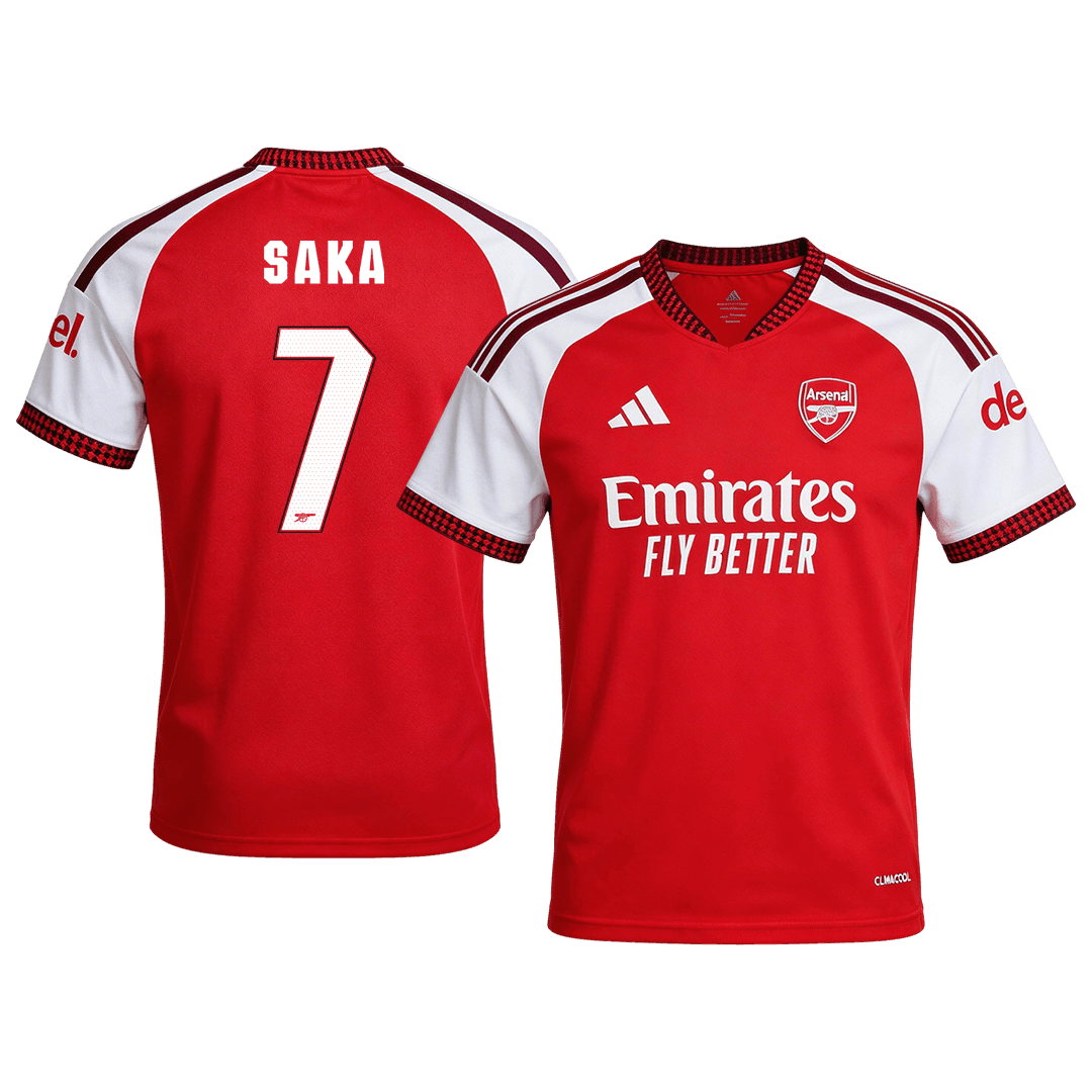 Męska koszulka Arsenalu domowa SAKA #7 2026/27 - UCL