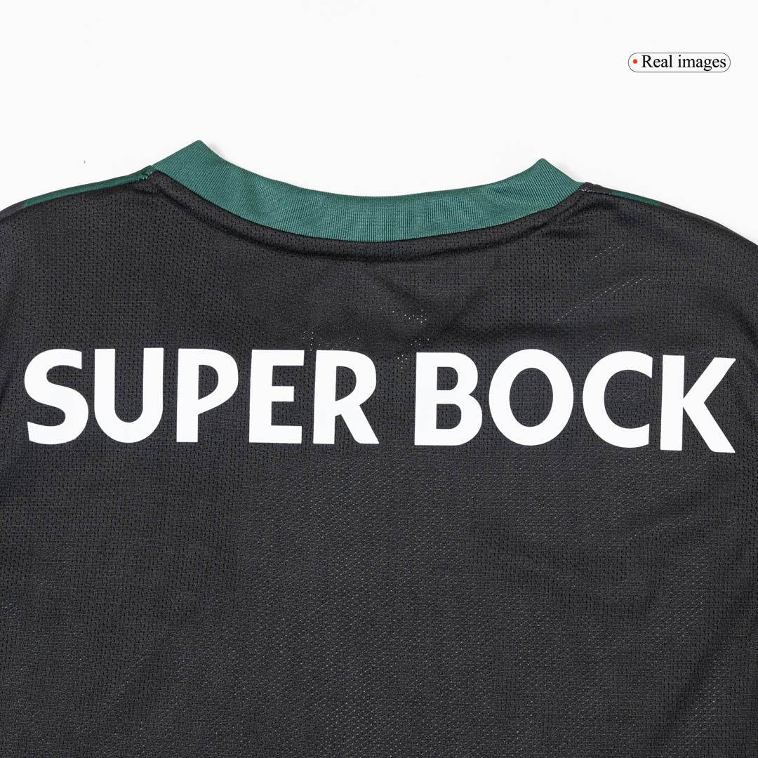 Męska Alternatywna Koszulka Sporting CP 25/26 Czarna - Topowe Koszulki Pilkarskie Sklep Internetowy