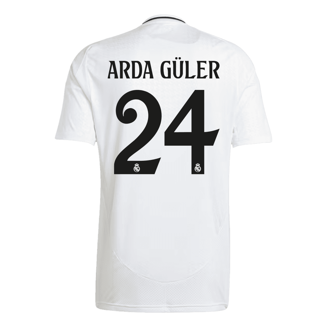 Męska Wysokiej jakości koszulka piłkarska Realu Madryt Arda Guler #24 Home 2024/25 - Topowe Koszulki Pilkarskie Sklep Internetowy
