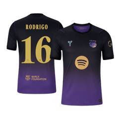 Męska koszulka Barcelony wyjazdowa RODRIGO #16 wersja zawodnicza 2026/27 - UCL