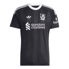 Męska Koszulka Bramkarska Liverpool 2025/26 - Czarny - Topowe Koszulki Pilkarskie Sklep Internetowy