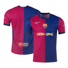 Męska Koszulka Domowa FC Barcelona X Travis Scott Wersja Piłkarska 2024/25 - Slim Fit - Topowe Koszulki Pilkarskie Sklep Internetowy
