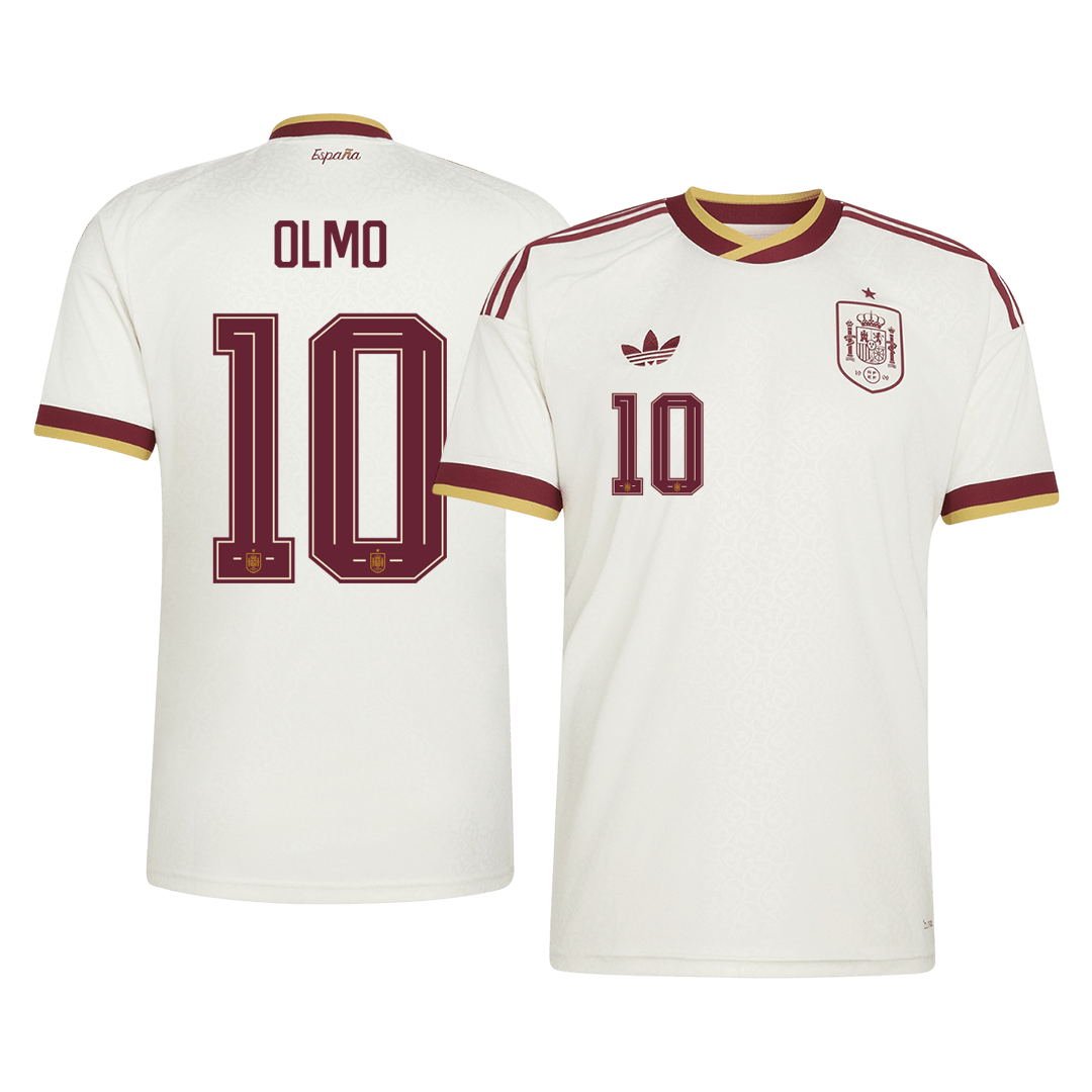 Męska koszulka Hiszpanii wyjazdowa OLMO #10 - Mundial 2026