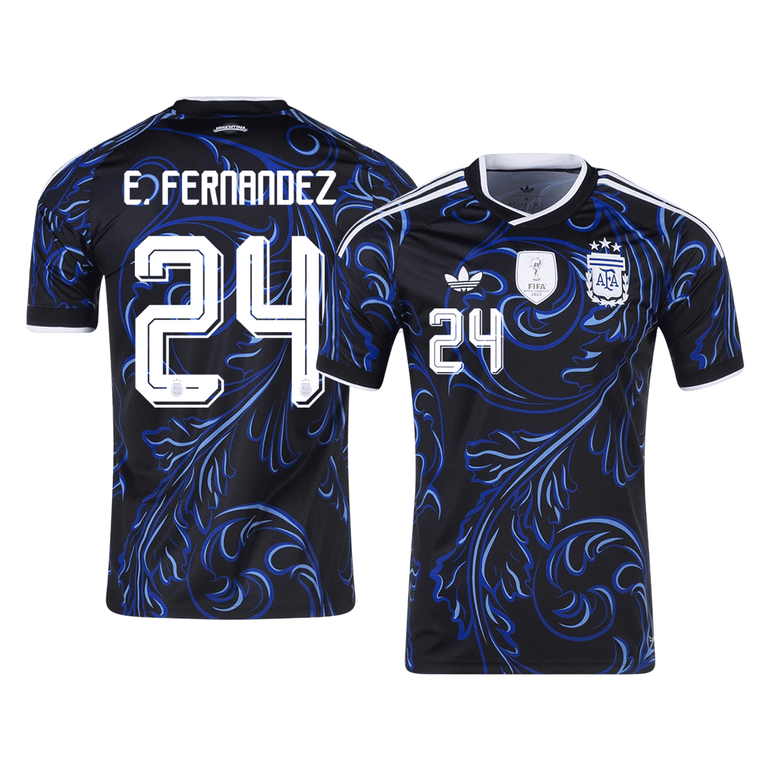 Męska koszulka Argentyny wyjazdowa E. FERNANDEZ #24 - Mundial 2026