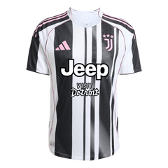 Męska Koszulka Domowa Juventus KALULU #15 Wersja Piłkarska 2025/26 - Slim Fit - Topowe Koszulki Pilkarskie Sklep Internetowy