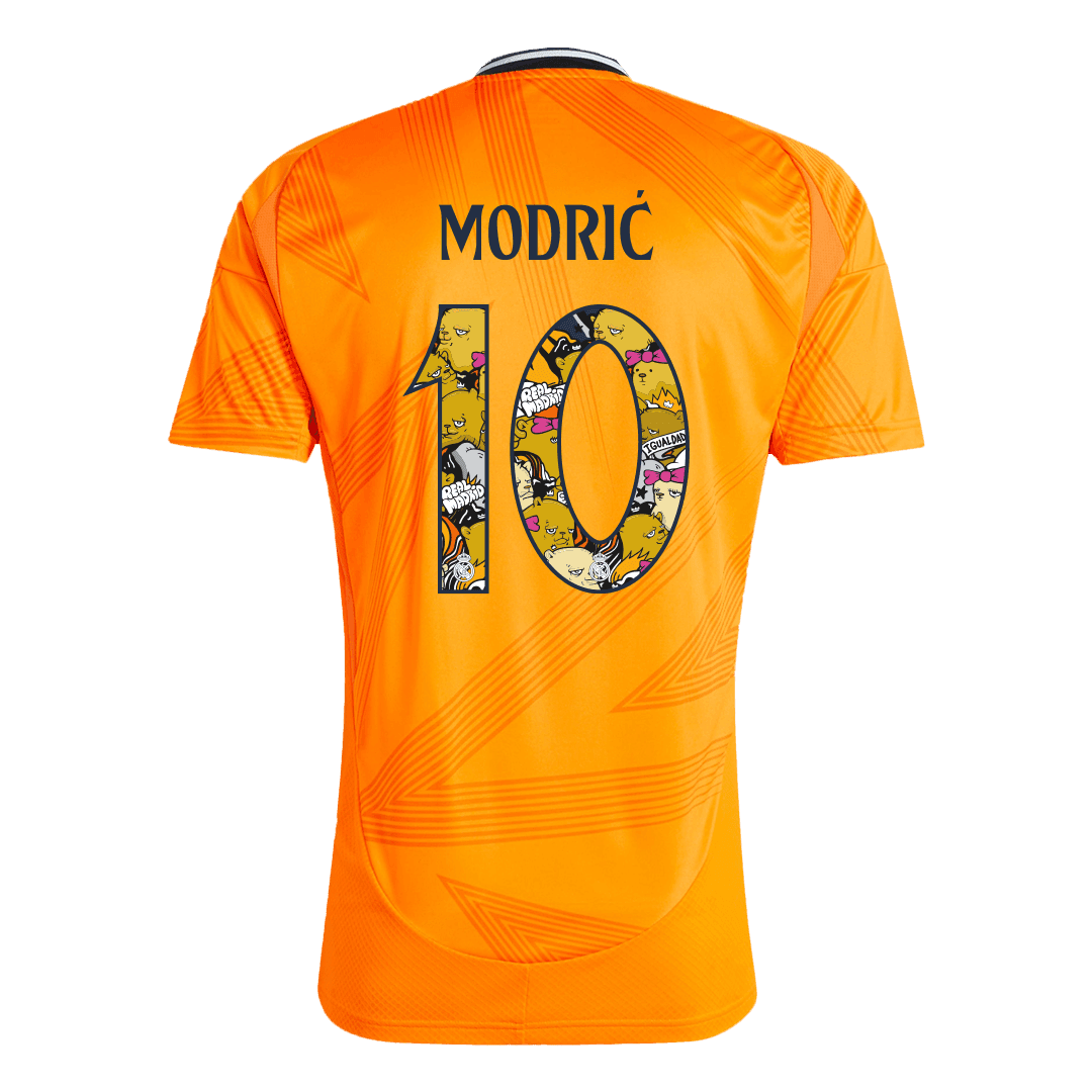 Modric #10 Męska Wysokiej jakości wyjazdowa koszulka piłkarska Realu Madryt 2024/25 - czcionka Bear Champ - Topowe Koszulki Pilkarskie Sklep Internetowy
