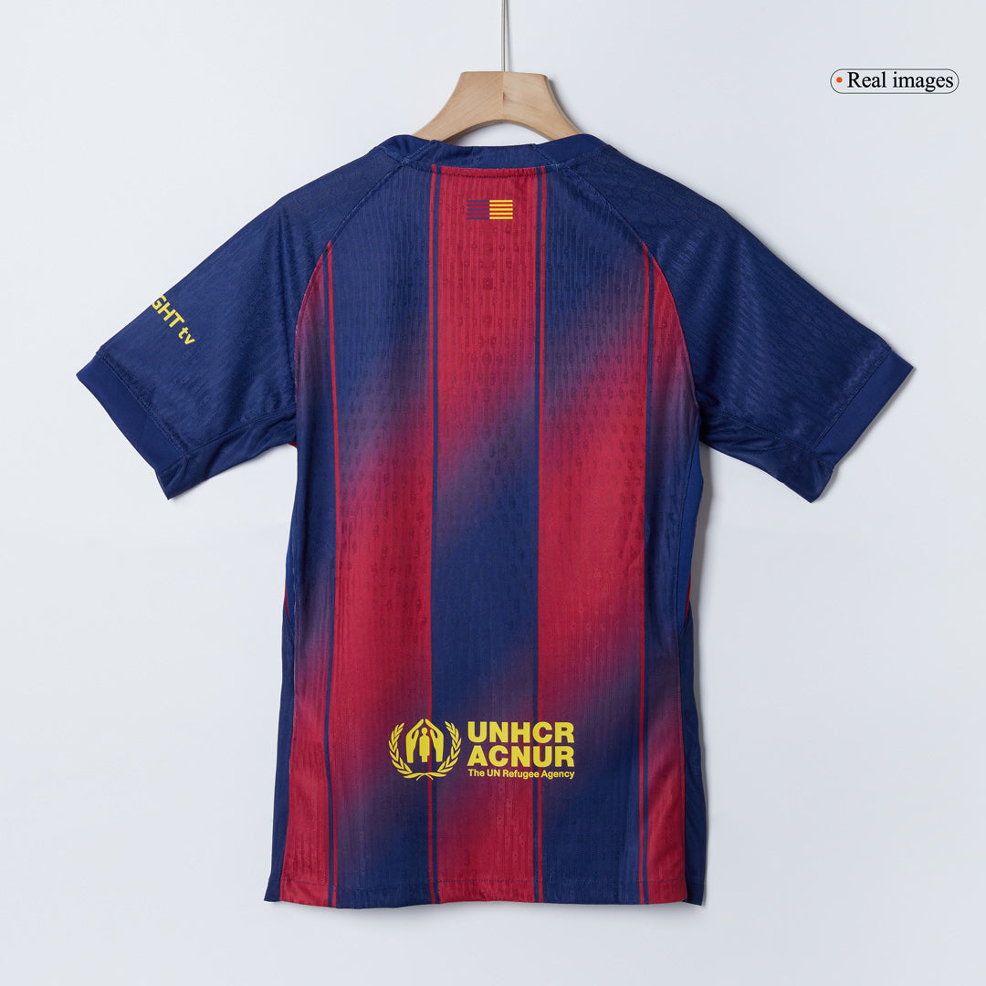 Męska Koszulka Domowa Barcelona ROONY #28 Wersja Piłkarska 2025/26 - Slim Fit