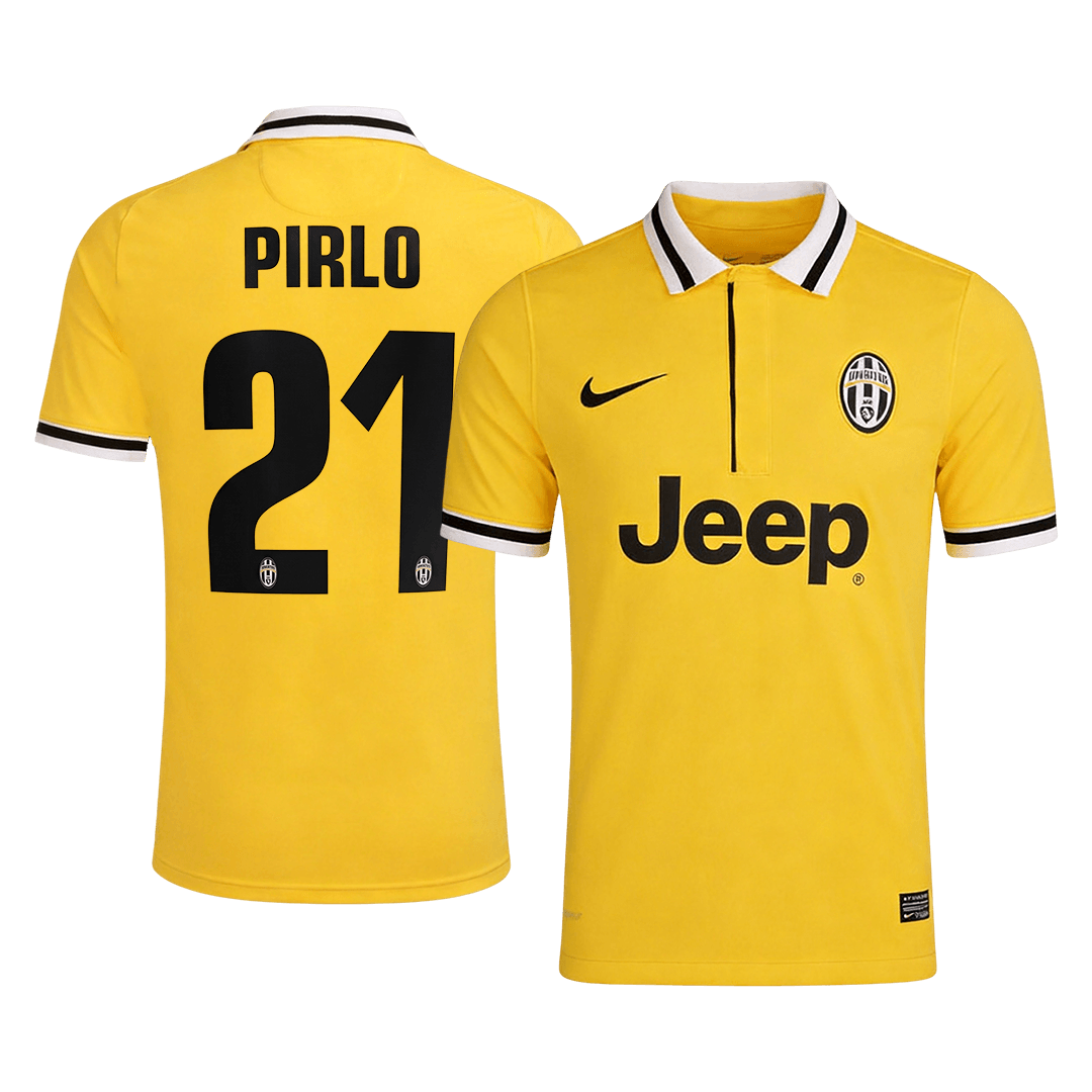 Męska Koszulka Retro Wyjazdowa Juventus PIRLO #21 2013/14