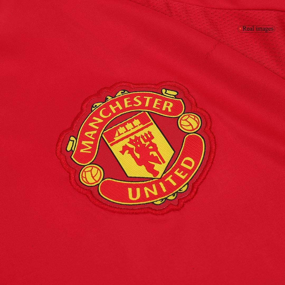 Męska Koszulka piłkarska Manchester United Home z długim rękawemWysokiej jakości koszulka piłkarska 2024/25 - Topowe Koszulki Pilkarskie Sklep Internetowy