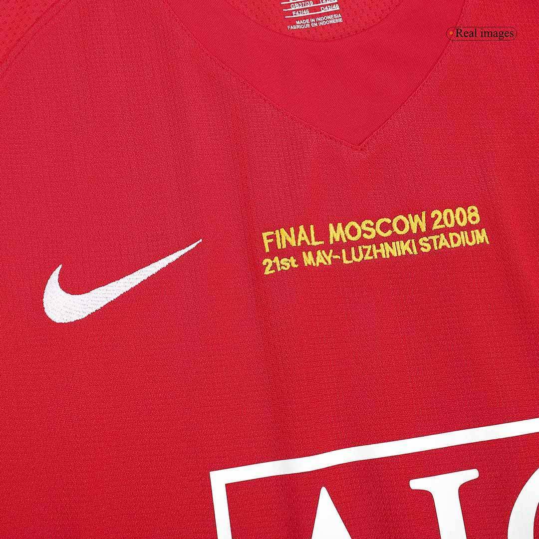 Retro 2007/08 Męska Koszulka Domowa MU - UCL Final - Topowe Koszulki Pilkarskie Sklep Internetowy