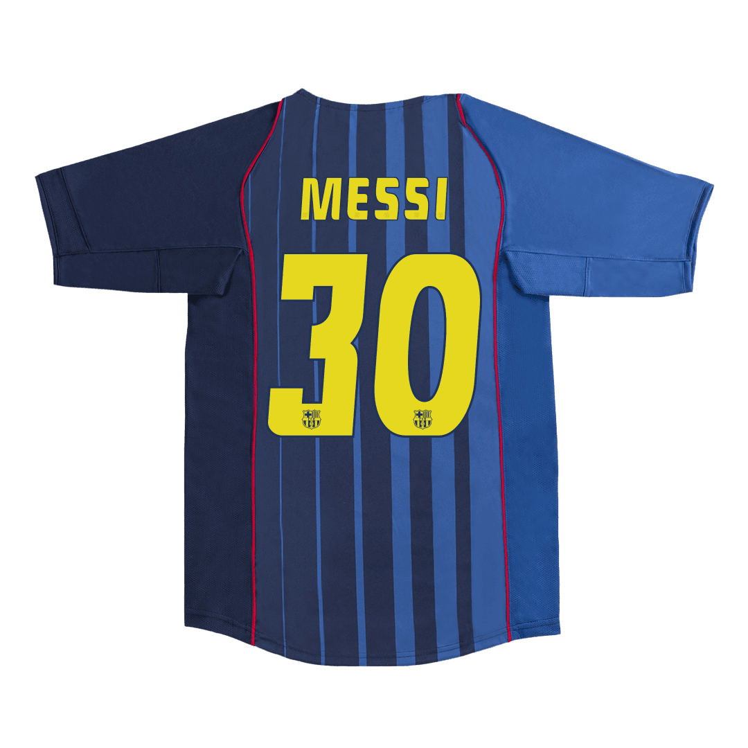 Koszulka Retro Wyjazdowa Barcelona MESSI #30 2004/05 - Topowe Koszulki Pilkarskie Sklep Internetowy