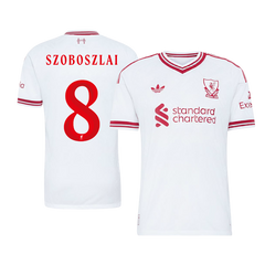Męska koszulka Liverpoolu wyjazdowa SZOBOSZLAI #8 wersja zawodnicza 2026/27 - UCL