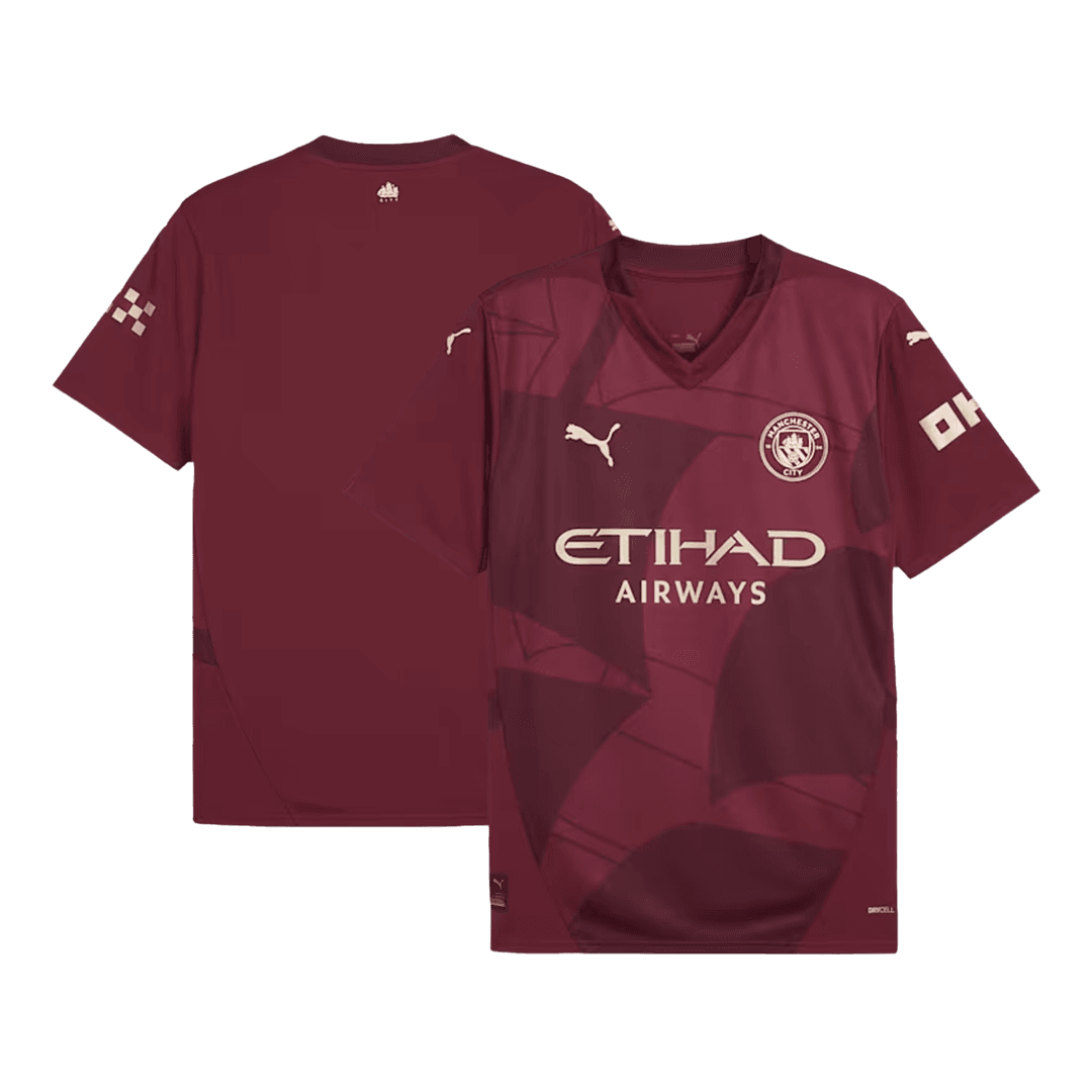 Trzecia wyjazdowa koszulka Manchester City 2024/25 - Topowe Koszulki Pilkarskie Sklep Internetowy