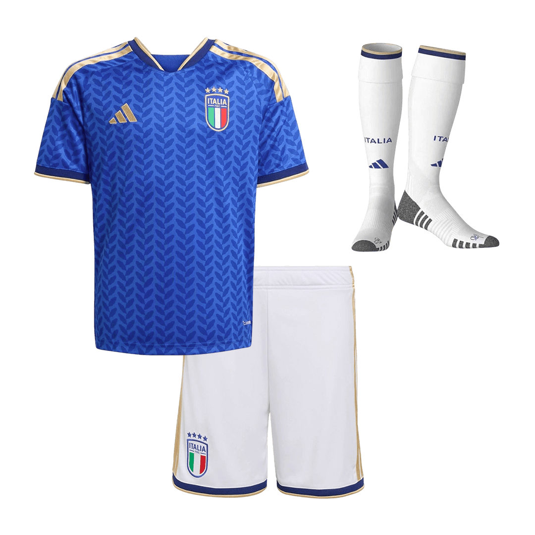 Dziecięcy Zestaw Domowa Italy (Koszulka + Spodenki + Skarpety) World Cup 2025/26