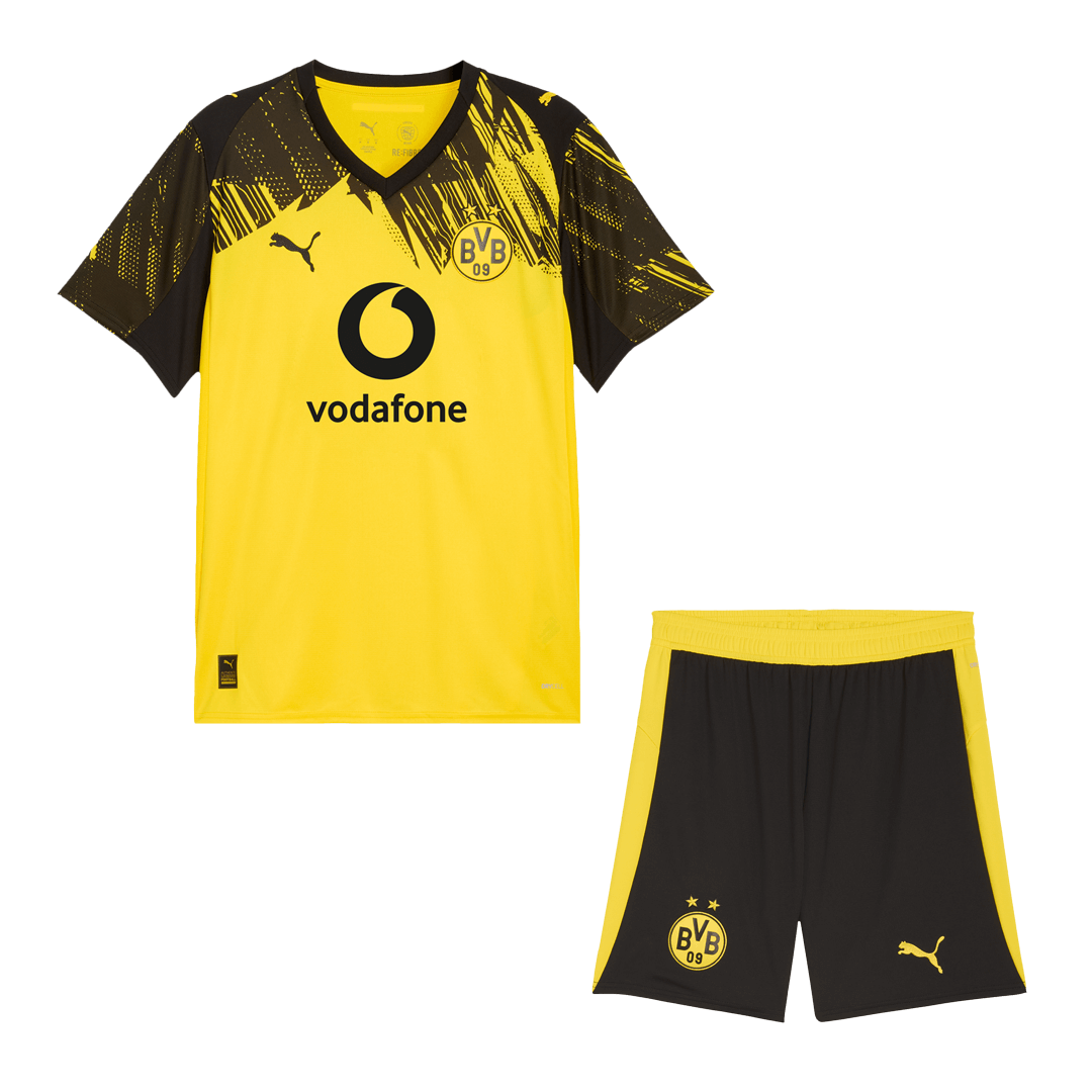 Męski Zestaw Domowa Borussia Dortmund (Koszulka+Spodenki) 2025/26