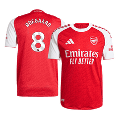 Męska Koszulka Domowa Arsenal ØDEGAARD #8 Wersja Piłkarska 2025/26 - Slim Fit
