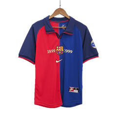 Koszulka Retro Domowa Barcelona 1999/00 - Topowe Koszulki Pilkarskie Sklep Internetowy