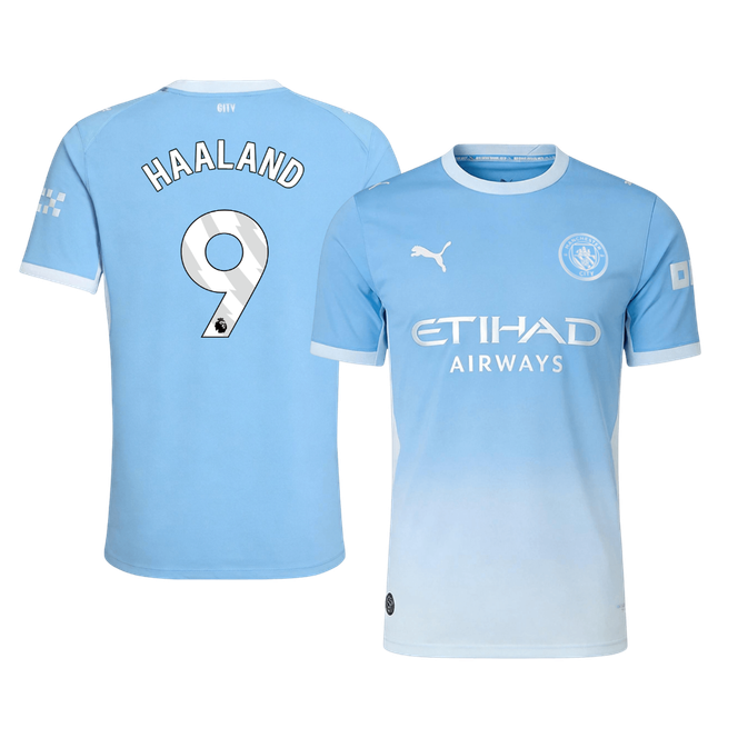 Męska koszulka Manchesteru City domowa HAALAND #9 wersja zawodnicza 2026/27