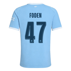Męska koszulka Manchesteru City domowa FODEN #47 wersja zawodnicza 2026/27 - UCL