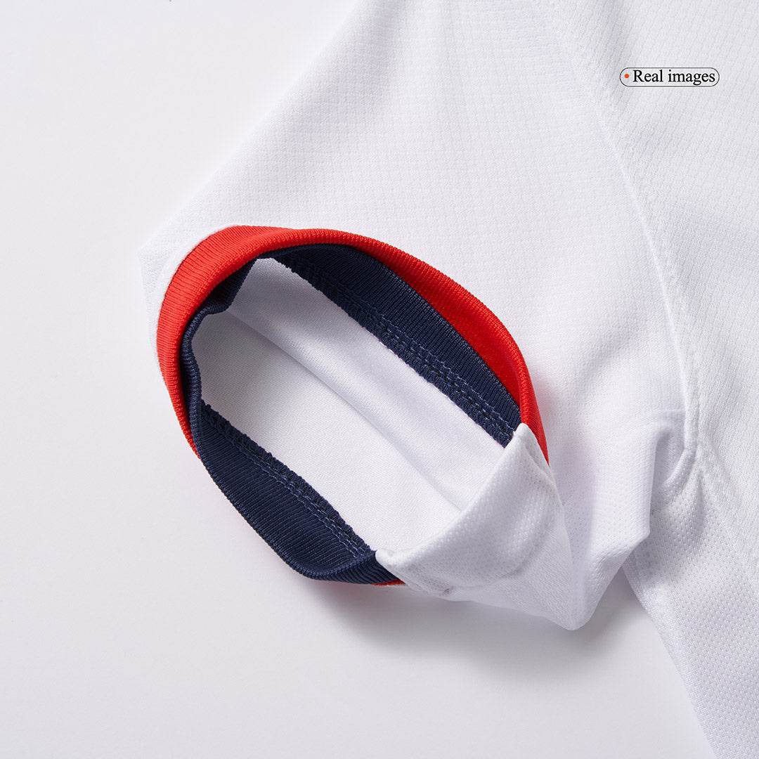 Dziecięcy wyjazdowy zestaw koszulek piłkarskich PSG (koszulka+spodenki+skarpety) 2024/25 - Topowe Koszulki Pilkarskie Sklep Internetowy