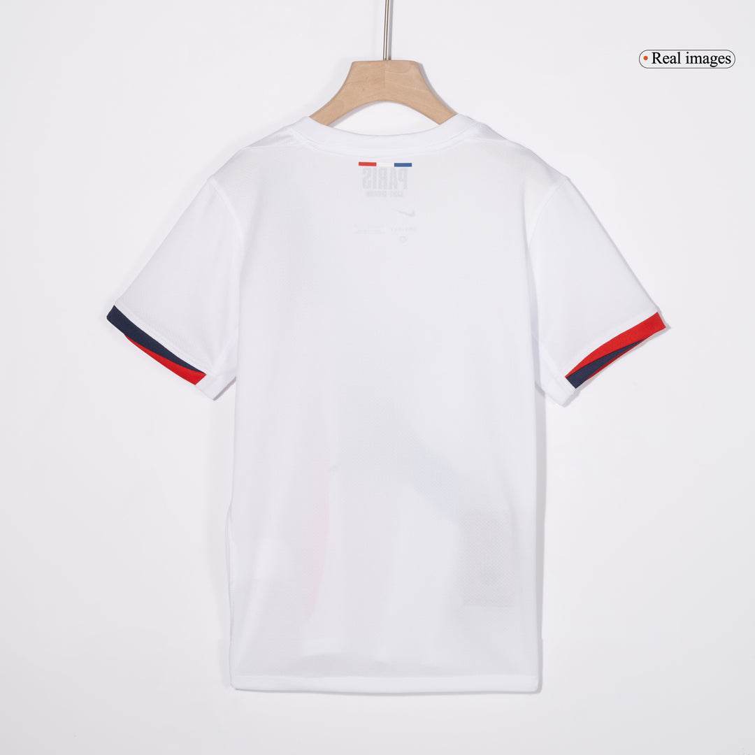 Dziecięcy wyjazdowy zestaw koszulek piłkarskich PSG (koszulka+spodenki+skarpety) 2024/25 - Topowe Koszulki Pilkarskie Sklep Internetowy