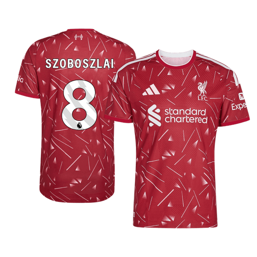 Męska koszulka Liverpoolu domowa SZOBOSZLAI #8 wersja zawodnicza 2026/27