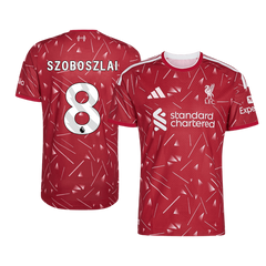 Męska koszulka Liverpoolu domowa SZOBOSZLAI #8 wersja zawodnicza 2026/27
