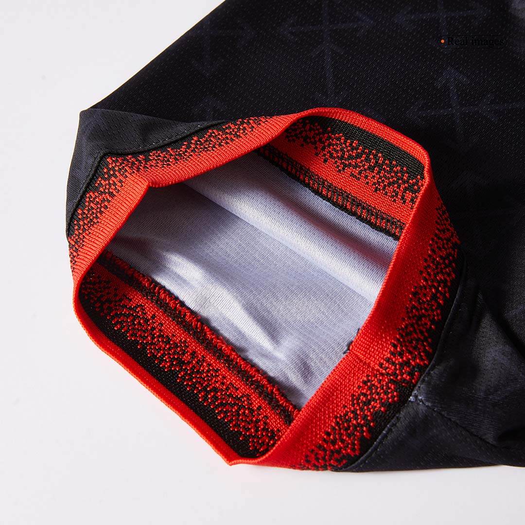 Męski Zestaw Czwarta Wyjazdowa AC Milan (Koszulka+Spodenki) 2024/25 - Topowe Koszulki Pilkarskie Sklep Internetowy