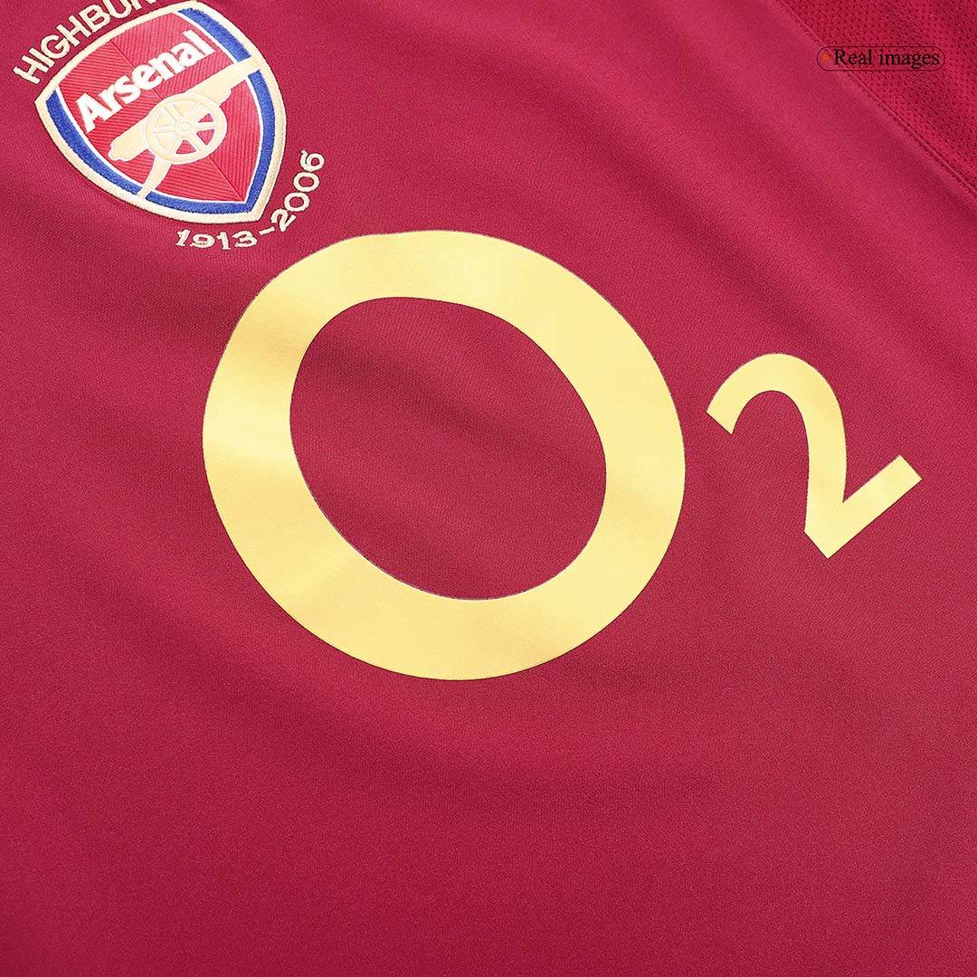 Męska Koszulka Retro Domowa Arsenal 2005/06 - Topowe Koszulki Pilkarskie Sklep Internetowy