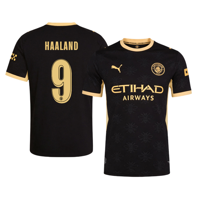Męska koszulka Manchesteru City wyjazdowa HAALAND #9 wersja zawodnicza 2026/27 - UCL