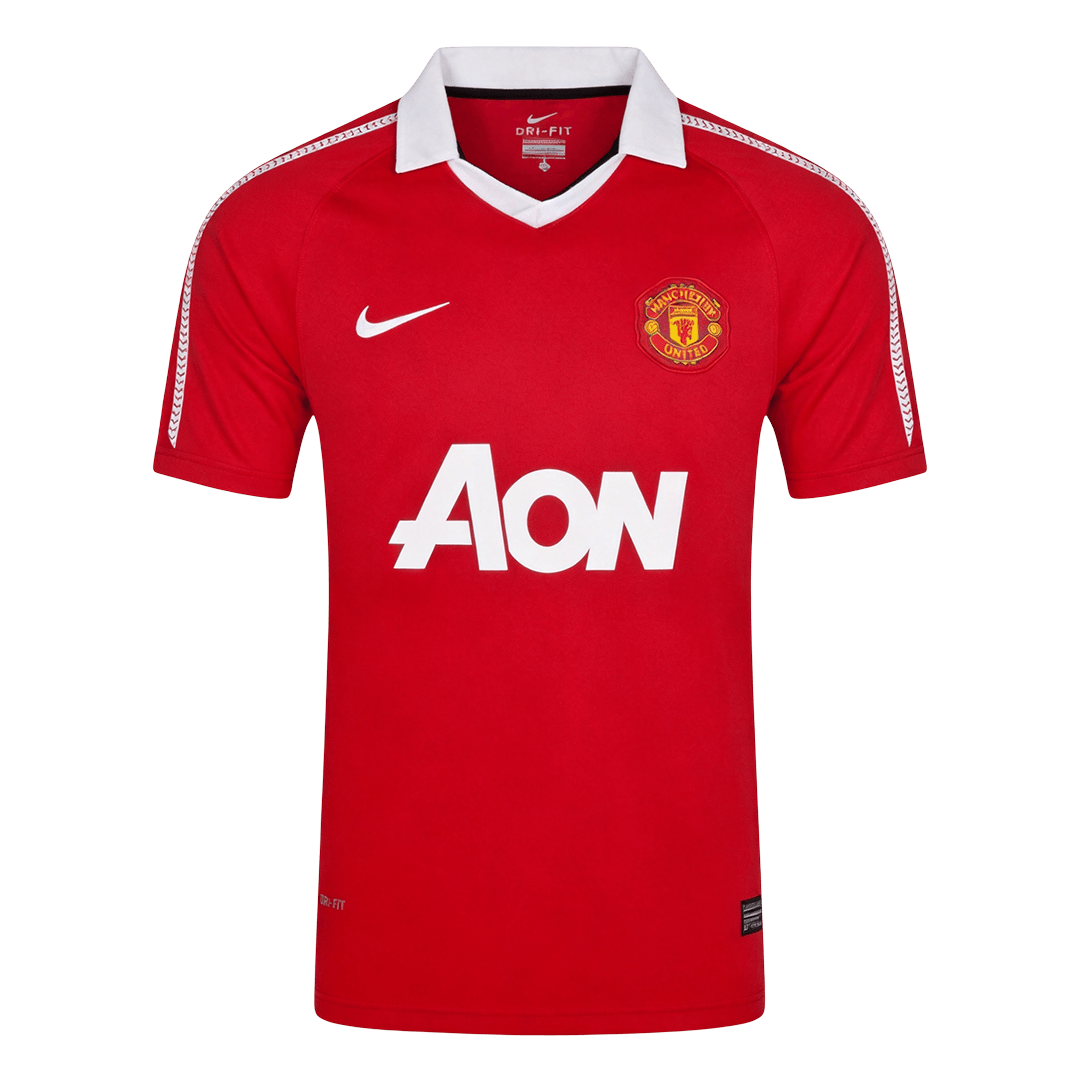 Męska Koszulka Retro Domowa Manchester United 2010/11