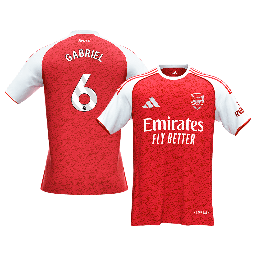 Męska koszulka Arsenalu domowa GABRIEL #6 2025/26 [PREMIUM]