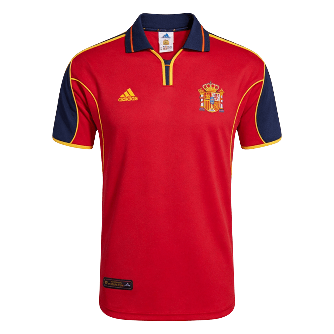 Męska Koszulka Retro Domowa Spain 2000